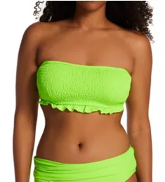 Free Spirit Strapless Underwire Swim Top Lime 32D