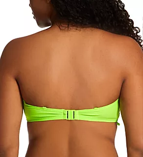 Free Spirit Strapless Underwire Swim Top Lime 32D