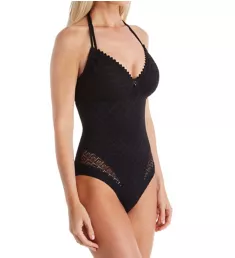 Castaway Halter Underwire One Piece Swimsuit