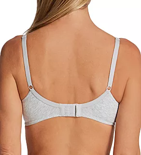 Twist Cotton Padded T-Shirt Bra Grey Marl 30D