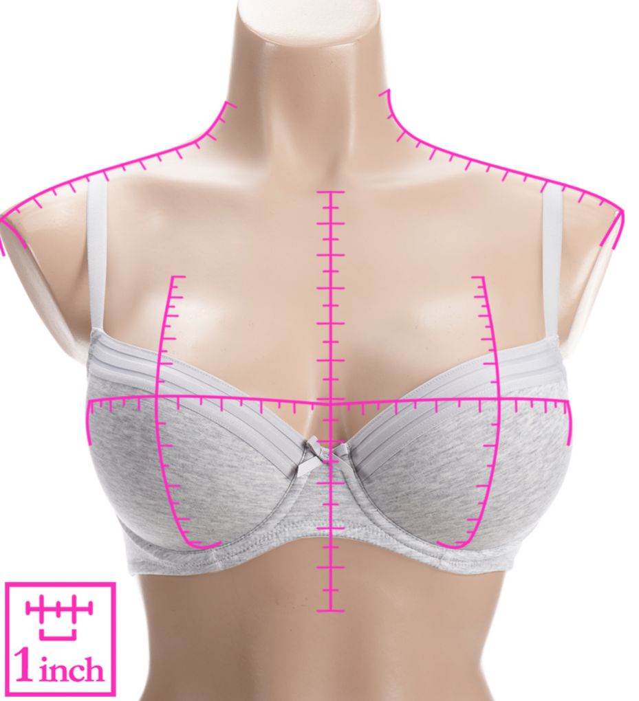 Pour Moi Twist Cotton Padded T-Shirt Bra 14600 - Image 3