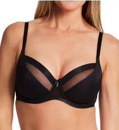 Viva Luxe Underwire Plunge Bra Black 32DD