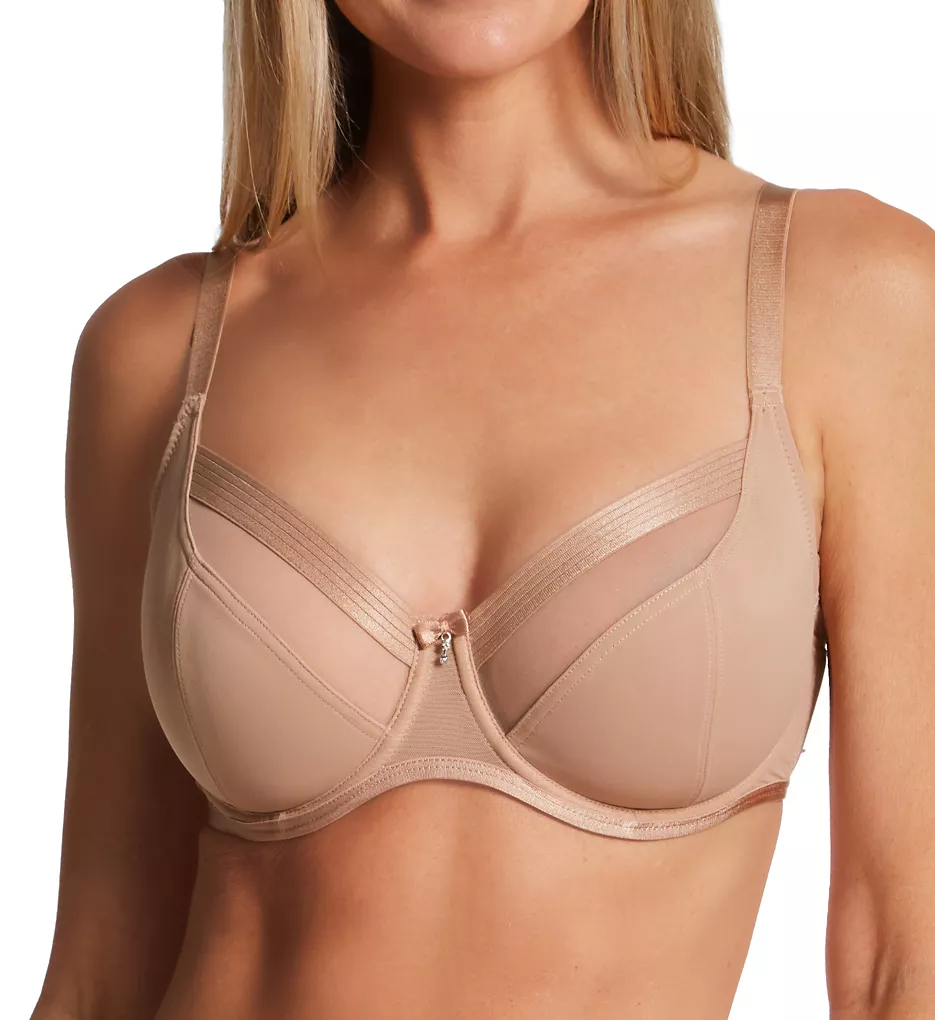 Viva Luxe Underwire Plunge Bra Toffee 32DD