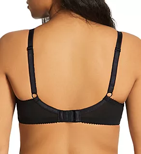 Amour Underwire Lace Bra Black/Scarlet 30FF