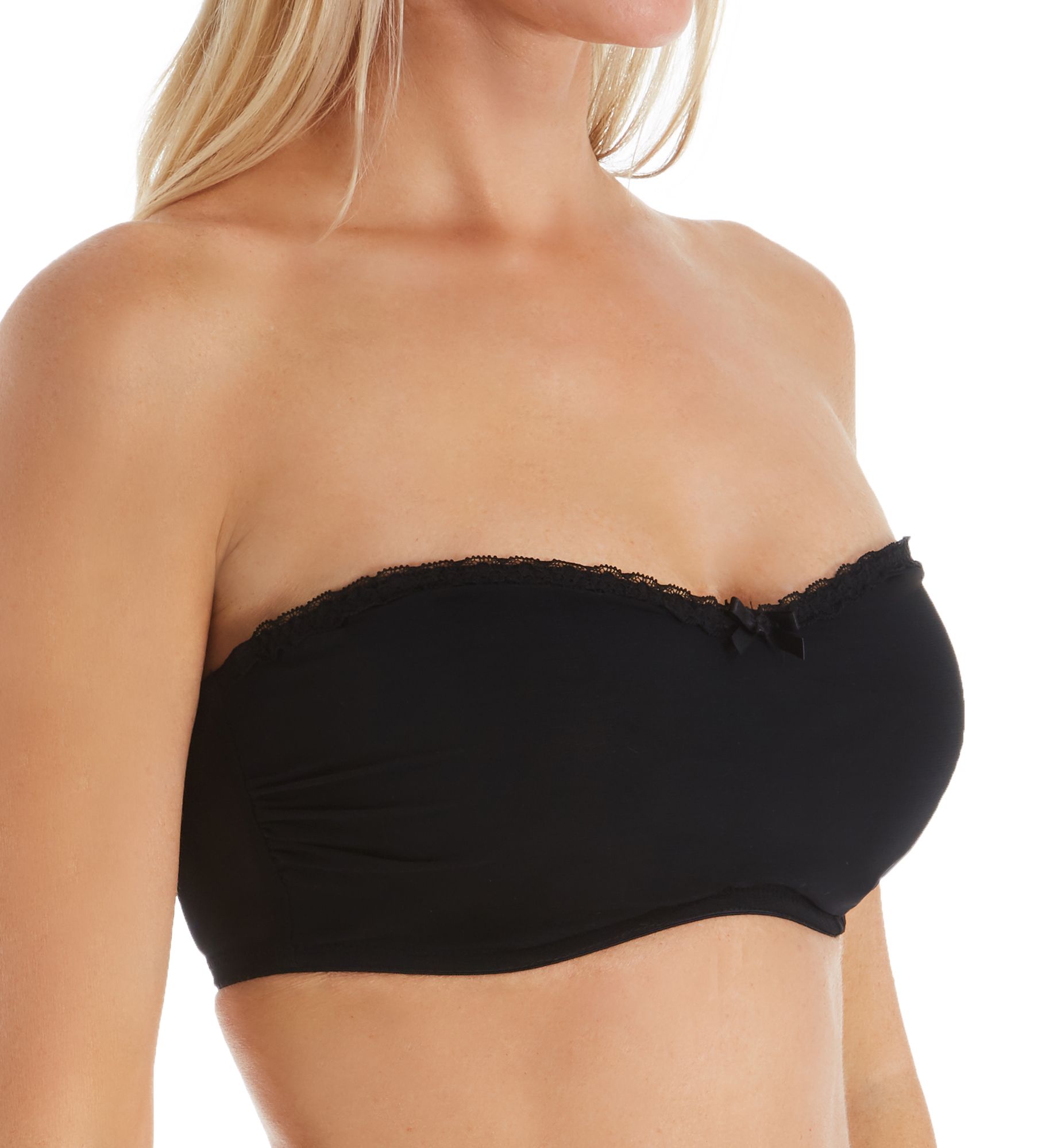 Pour Moi (2299433) -- Pour Moi 15700 Shadow Convertible Underwire Bandeau Bra (Black 34D)