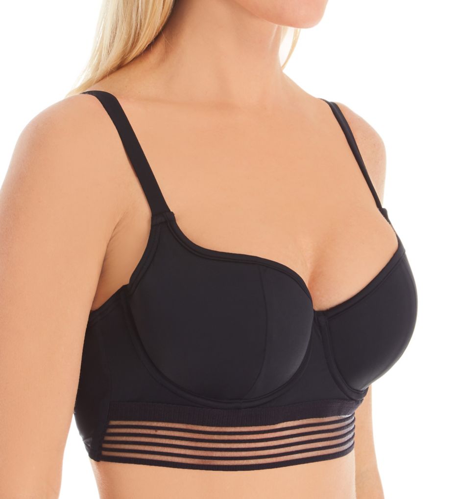 Infinity Longline Underwire Padded Swim Top