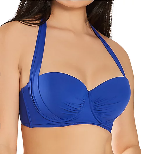 Pour Moi Soleil Padded Underwire Multiway Longline Swim Top 182262