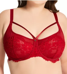 Contradiction Statement Underwire Bra Red 32DD