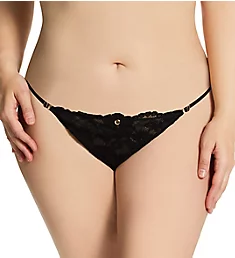 Contradiction Statement Thong Panty Black XS