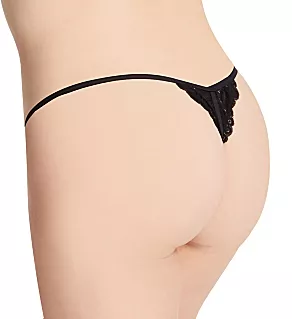 Contradiction Statement Thong Panty Black XS