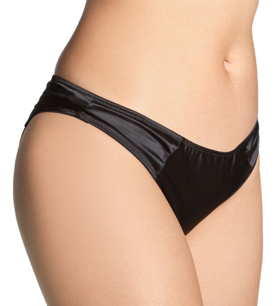 Pour Moi (2398129) -- Pour Moi 19703 Contradiction Encore Tie Back Brief Panty (Black XS)
