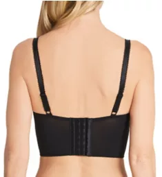 Gigi Longline Underwire Bra Black/Rose Gold 32C