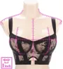 Pour Moi India Embroidery Underwire Bustier Bra 20339 - Image 3