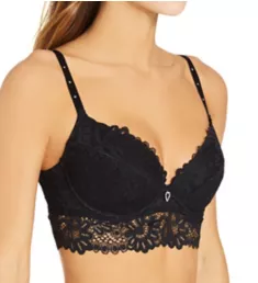 Bling It On Padded Plunge Longline Bra