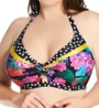 Pour Moi In The Mix Hidden Underwire Halter Tie Swim Top 20702