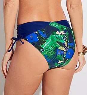 Palermo Adjustable Side Brief Navy Fern XS