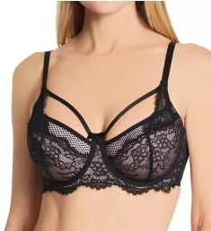 Dark Romance Underwire Bra Black/Pink 32DD