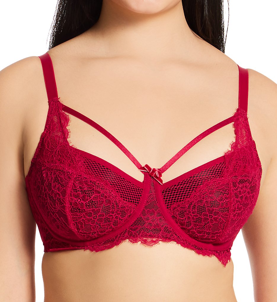 Pour Moi (2541209): Pour Moi 21702 Dark Romance Underwire Bra (Red/Black 40J) Pour Moi (2541209): Pour Moi 21702 Dark Romance Underwire Bra (Red/Black 40J)