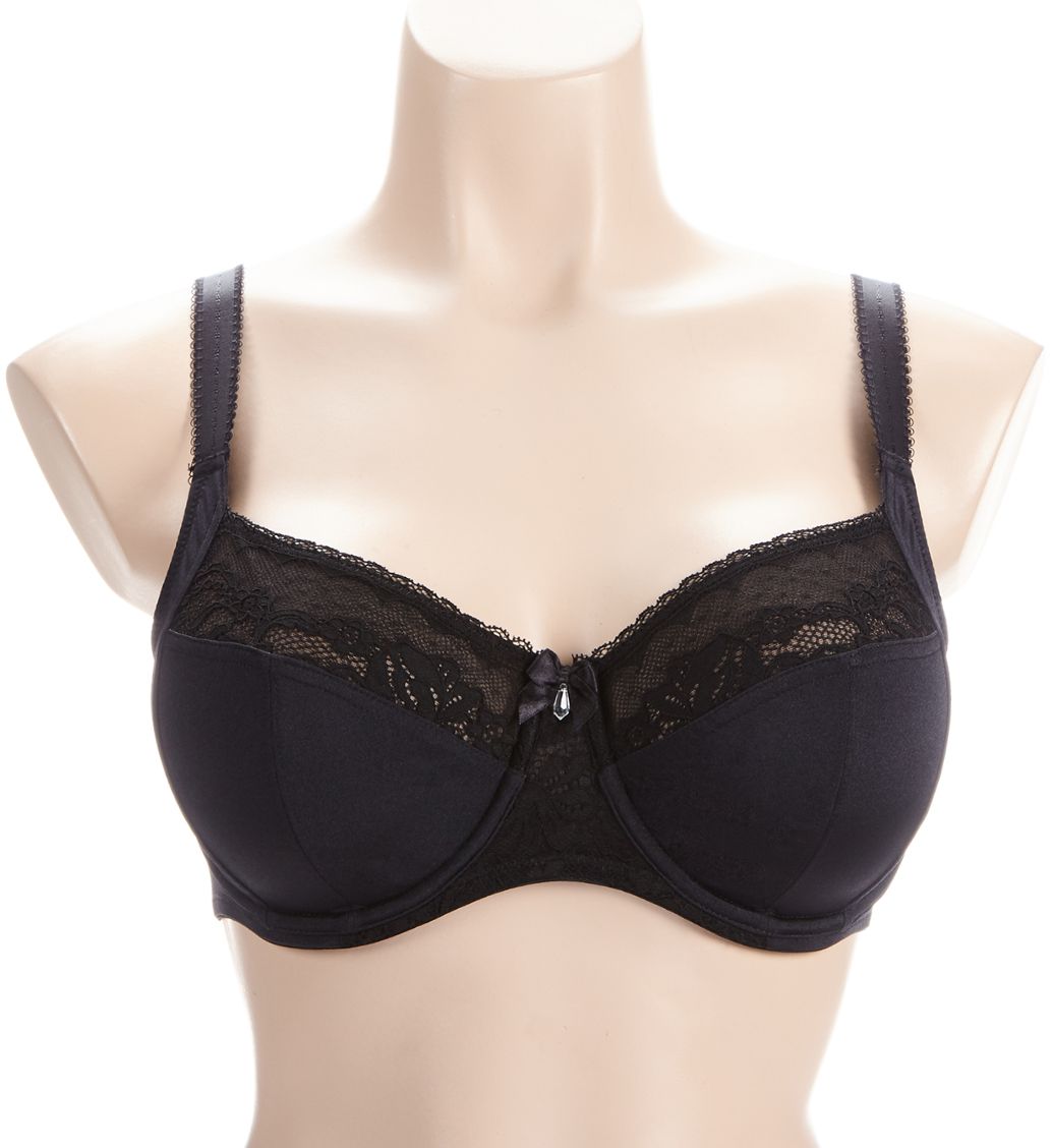 Pour Moi Aura Side Support Underwire Bra Black 36H  - Image 1