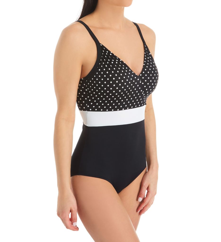 pour moi high neck swimsuit