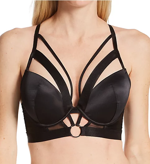 Pour Moi Contradiction Obsessed Padded Push Up Longline Bra 23801