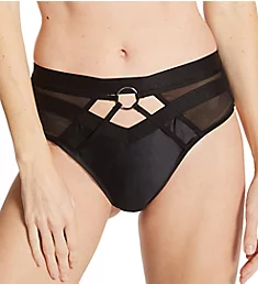 Contradiction Obsessed High Waist Thong Panty Black XS