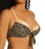 Pour Moi Casablanca Padded Underwire Tie Front Swim Top 24401 - Image 1