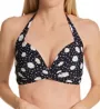 Pour Moi Out Of Office Twist Front Padded Wireless Swim Top 24502 - Image 1