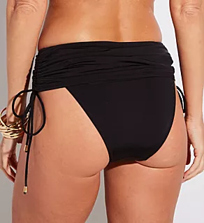 Santa Cruz Adjustable Skirted Brief Swim Bottom Black S
