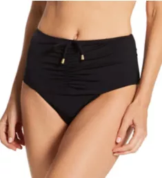 Santa Cruz Super High Waist Brief Swim Bottom Black S