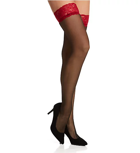 Pour Moi Allure Lace Top Stocking 252