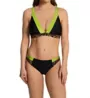 Pour Moi Palm Springs Color Block Triangle Swim Top 25612 - Image 4