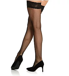 Tempt Lace Top Fishnet Hold Up
