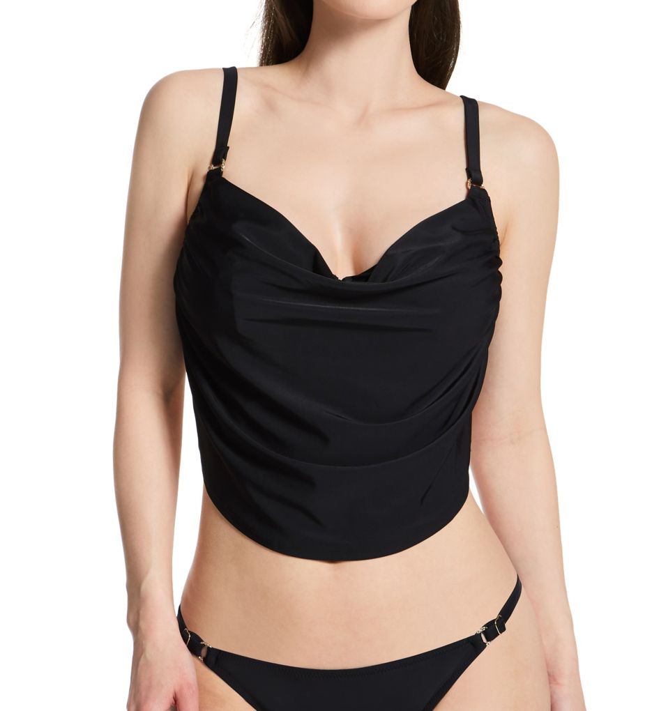 Cowl store neck tankini