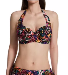 Lisbon Halter Underwire Swim Top Ditsy 34D