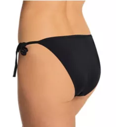 Glamazon High Leg Tie Side Brief Swim Bottom Black XS