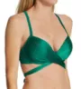 Pour Moi Space Front Fastening Wrap Underwire Swim Top 36036 - Image 1