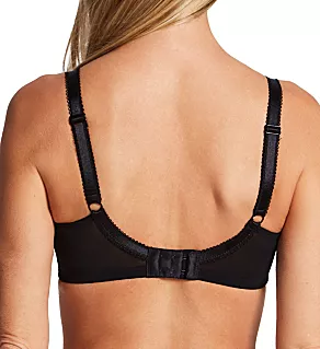 Imogen Rose Embroidered Underwire Balconette Bra Black/Platinum 38G