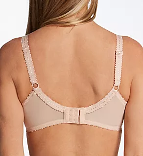 Sophia Lace Embroidered Side Support Bra Latte 34D