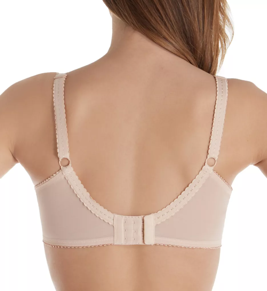 Sophia Lace Embroidered Side Support Bra Latte 34HH