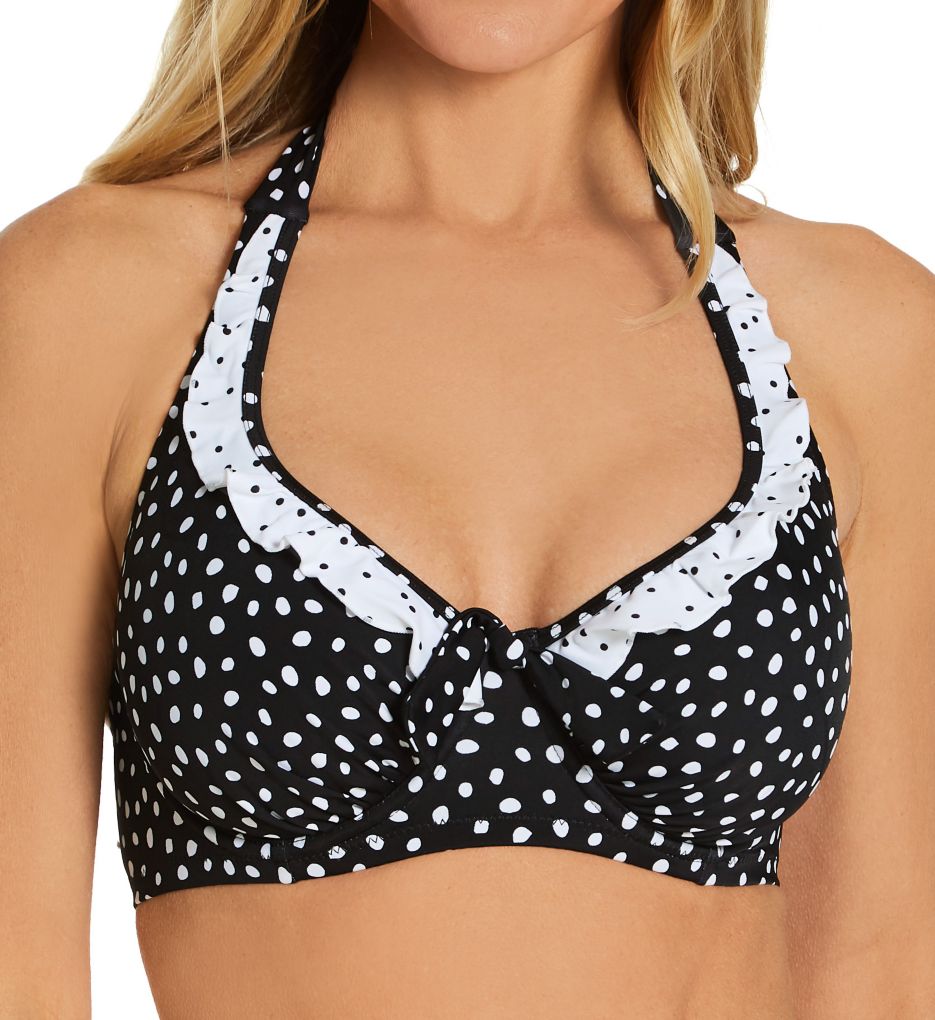 Pour Moi - Castaway Underwired Swimsuit - Black – About the Bra