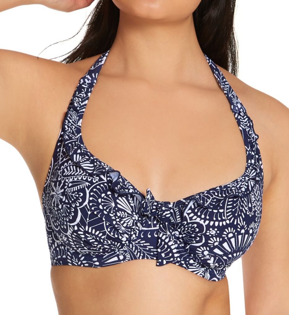 Heatwave Fold Over Tie Bikini Bottom Pour Moi Figleaves