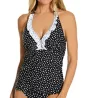 Pour Moi Hot Spots Halter Underwire Tankini Swim Top 3907