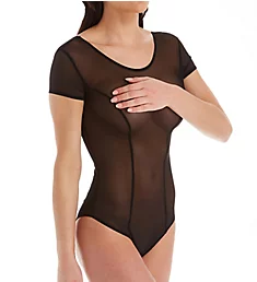 Contradiction Strapped Mesh Bodysuit
