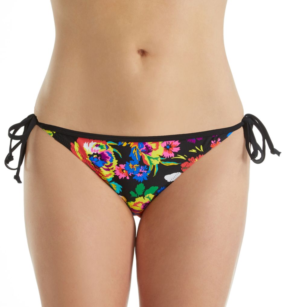Black Dahlia Tie Side Bikini Brief Swim Bottom-fs