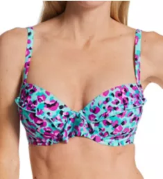 Getaway Convertible Underwire Swim Top Aquaburst 32C