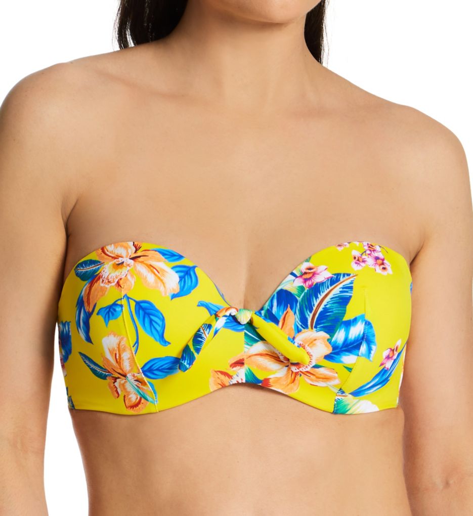 Heatwave Strapless Lightly Padded Swim Top-gs