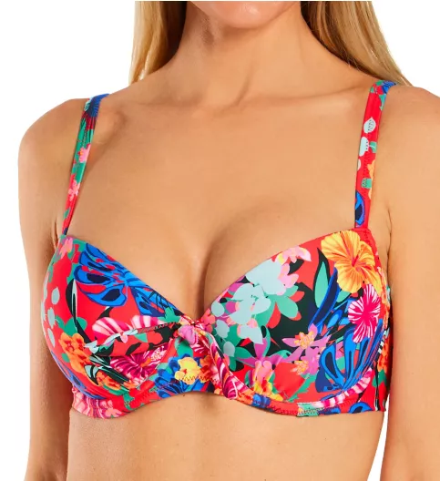 Pour Moi Heatwave Padded Push-Up Underwire Swim Top 86009