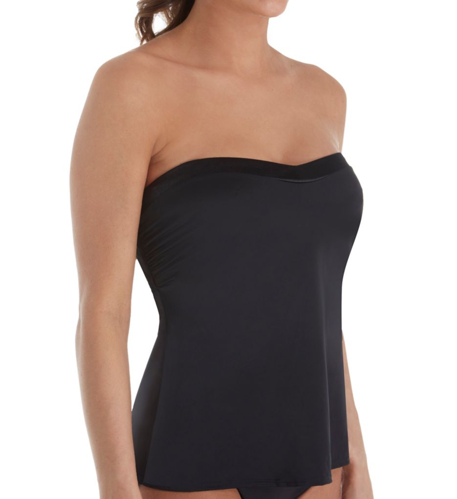 loose tankini moi pour underwire bandeau swim jet