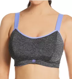 Energy Empower Convertible Underwire Sports Bra Grey Marl/Purple 32F